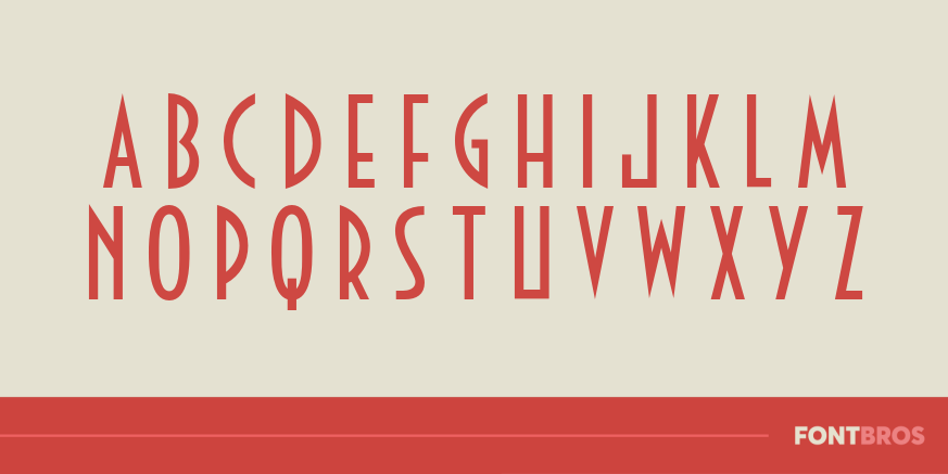 Guest Check Font Poster #1