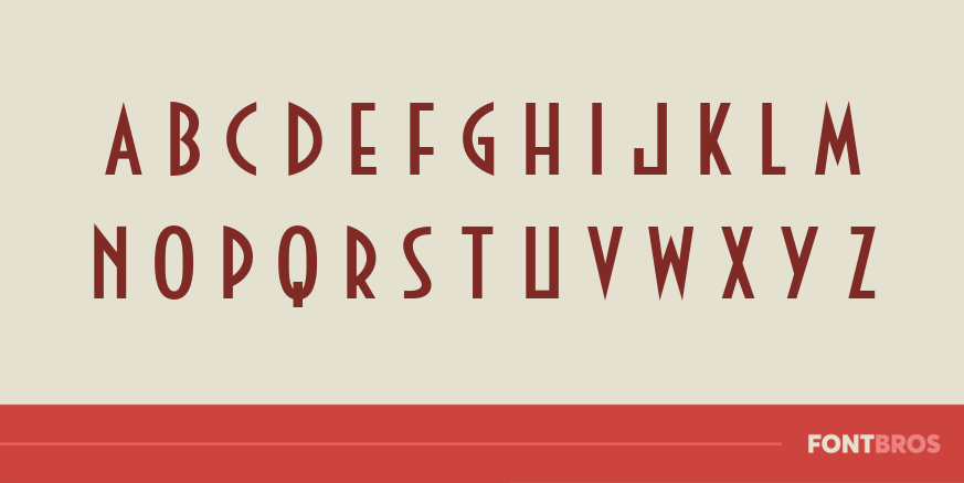 Guest Check Font Poster #1