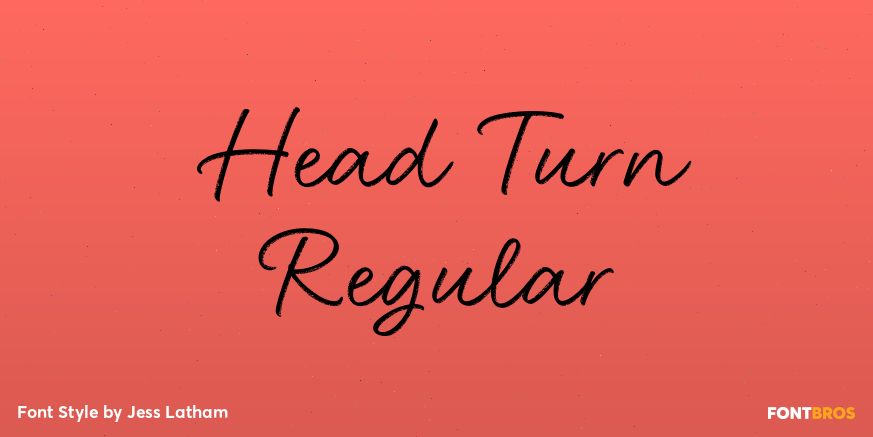 Head Turn Regular Poster