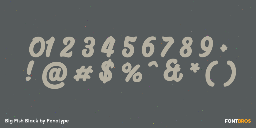 Big Fish Black Font Poster #4