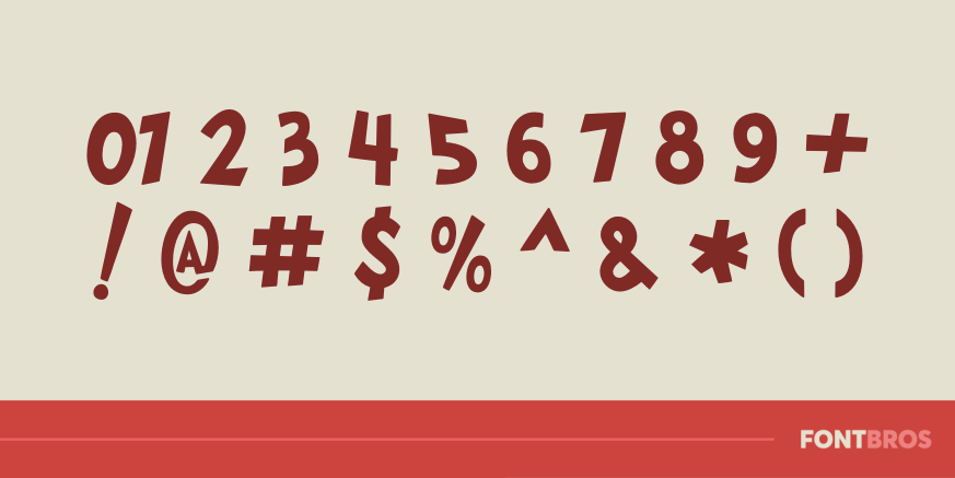 Jumping Bean Font Poster #1