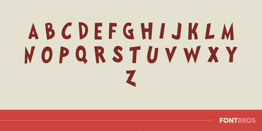 Jumping Bean Font Poster #2