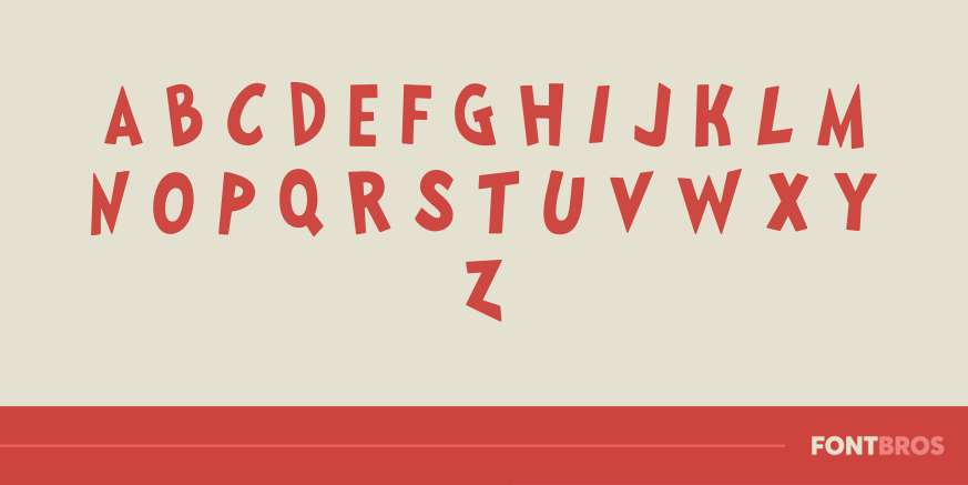 Jumping Bean Font Poster #3