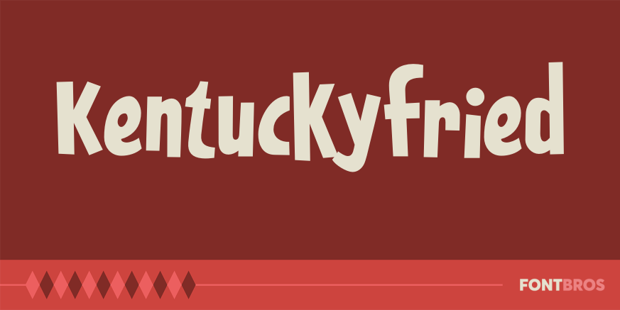 Kentuckyfried Font Poster