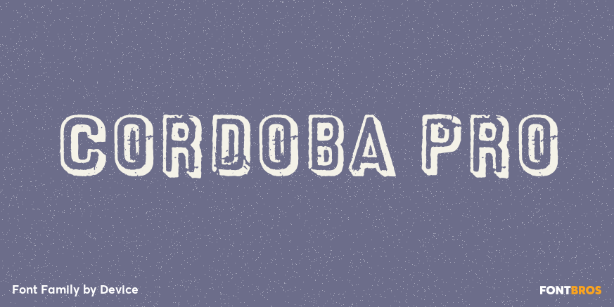 Cordoba Pro Font Poster #1