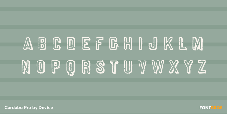 Cordoba Pro Font Poster #1