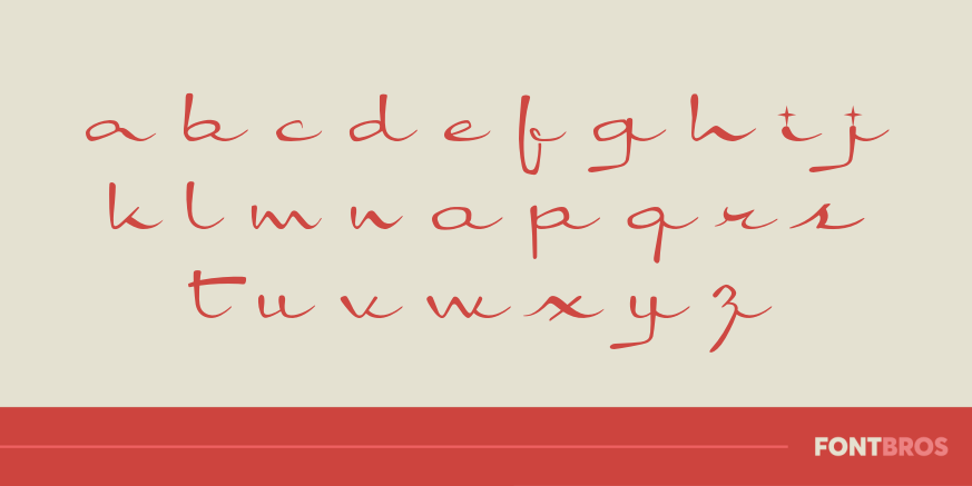 Kitchenette Font Poster #3