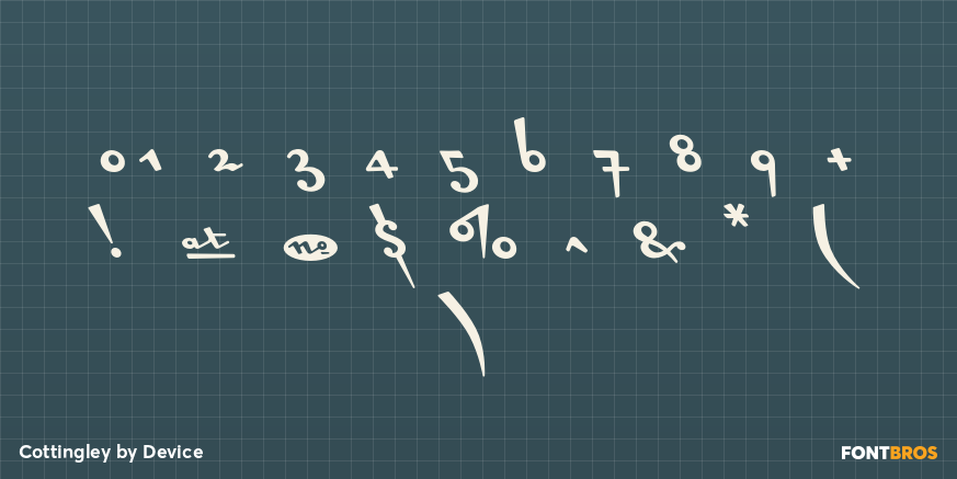 Cottingley Font Poster #4