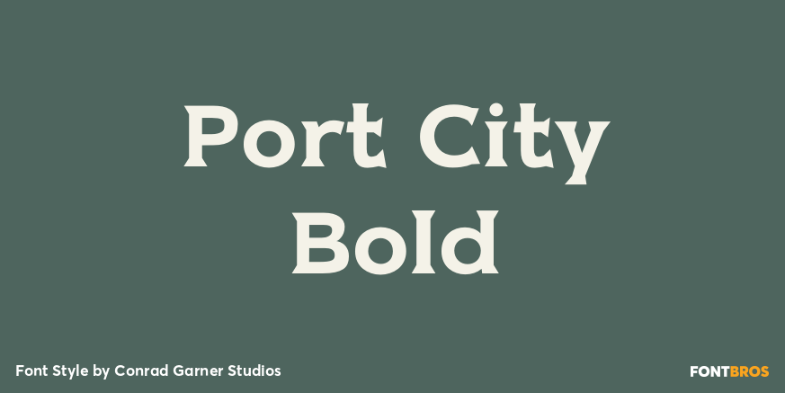 Port City Bold Poster