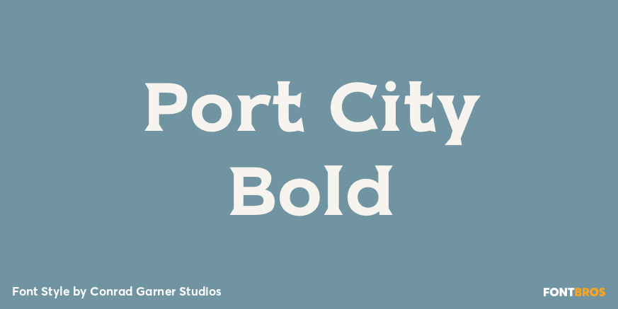 Port City Bold Poster