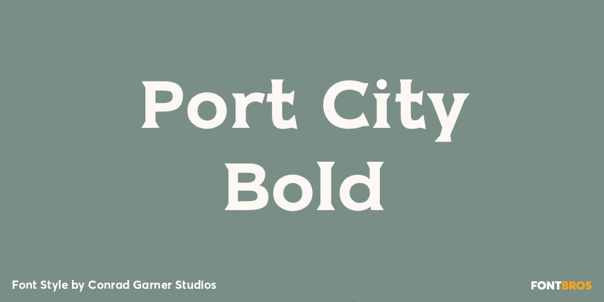Port City Bold Poster