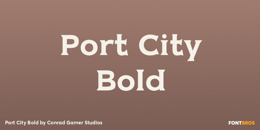 Port City Bold Poster