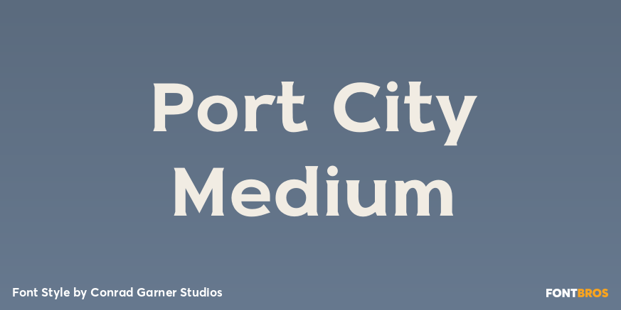 Port City Medium Poster