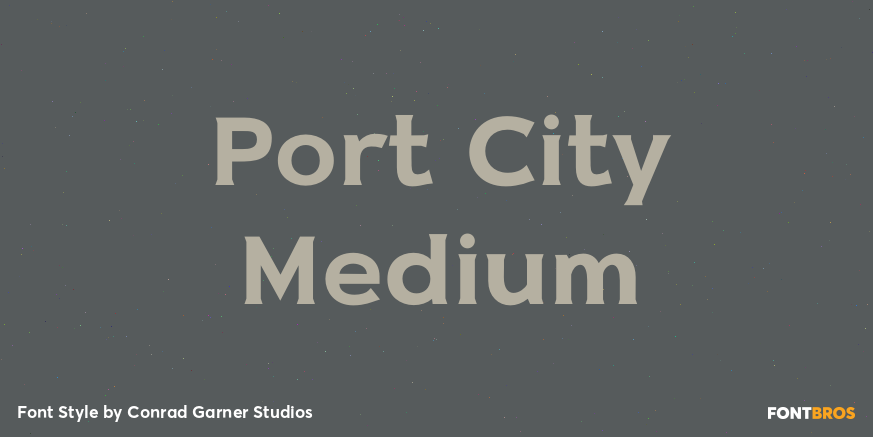Port City Medium Poster