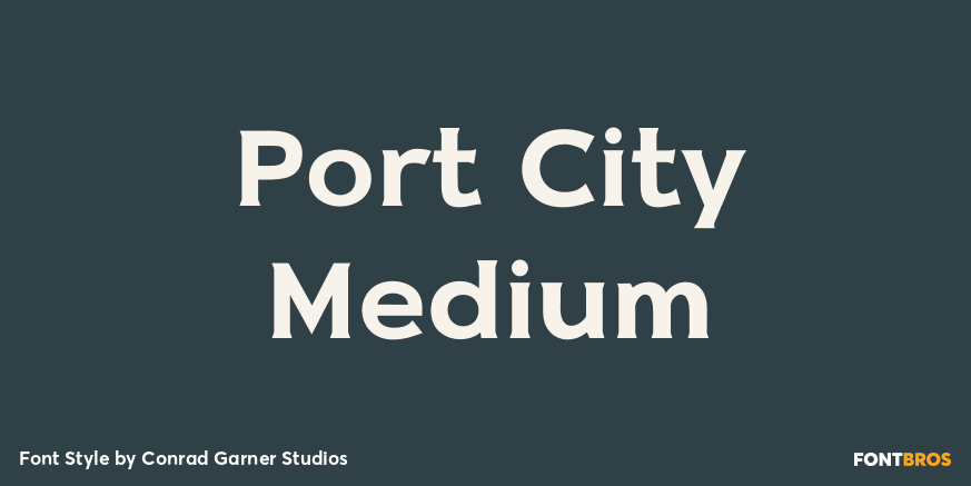 Port City Medium Poster