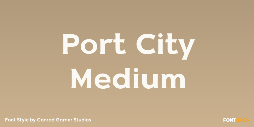 Port City Medium Poster