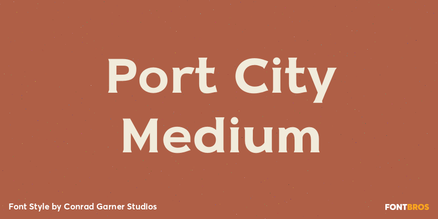 Port City Medium Poster
