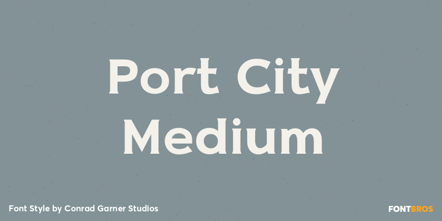 Port City Medium Poster