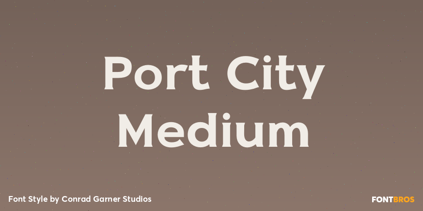 Port City Medium Poster