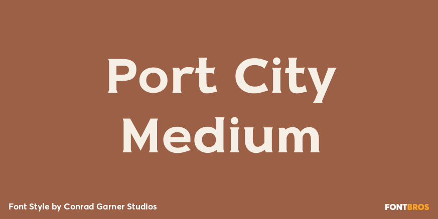 Port City Medium Poster