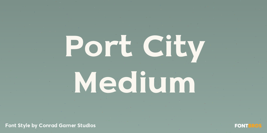 Port City Medium Poster