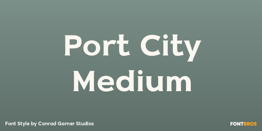 Port City Medium Poster