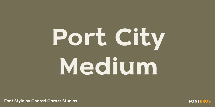 Port City Medium Poster
