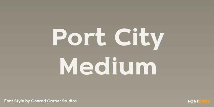 Port City Medium Poster