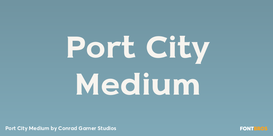 Port City Medium Poster