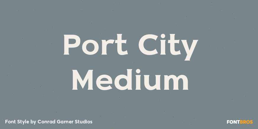 Port City Medium Poster