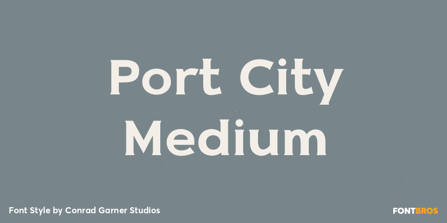 Port City Medium Poster