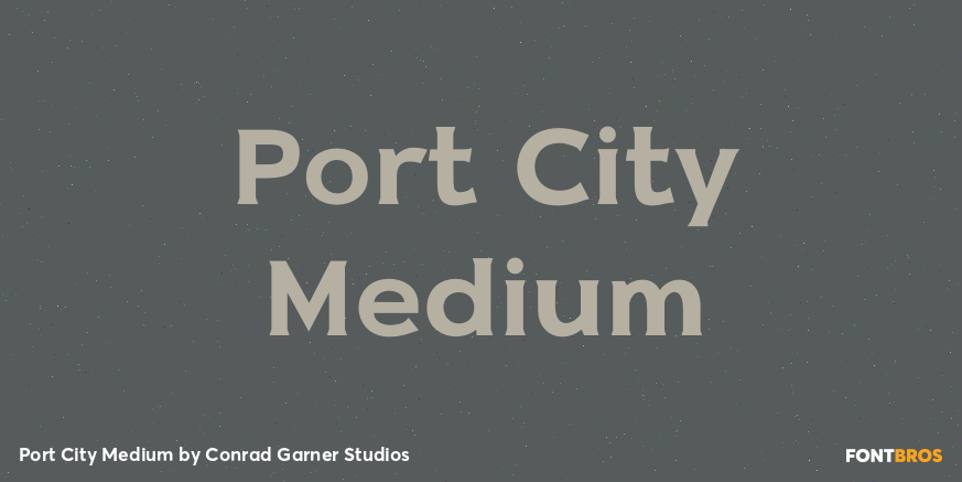 Port City Medium Poster