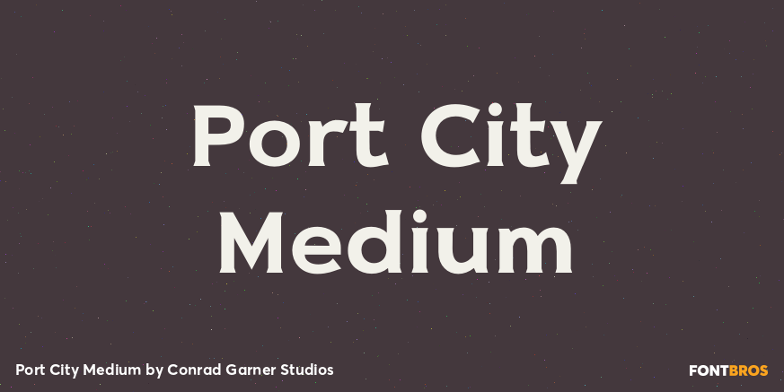 Port City Medium Poster