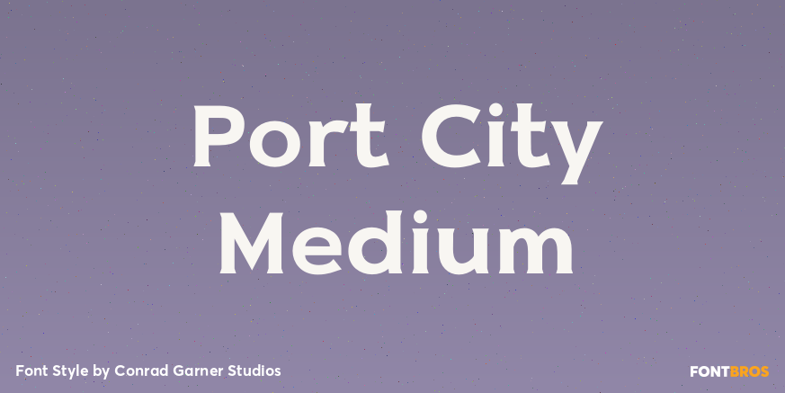 Port City Medium Poster