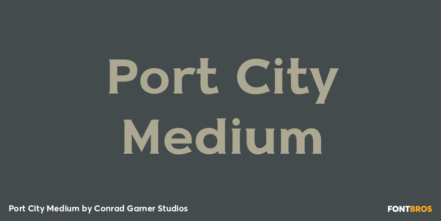 Port City Medium Poster