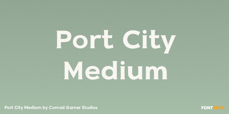 Port City Medium Poster