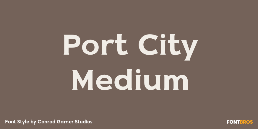 Port City Medium Poster