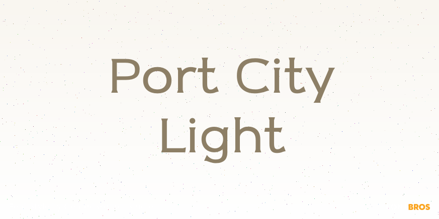 Port City Light Poster