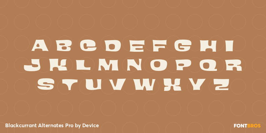 Blackcurrant Alternates Pro Font Poster #1