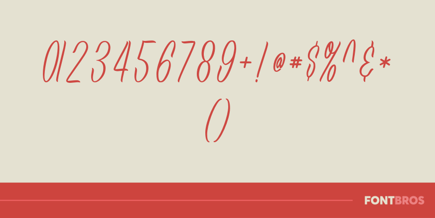 Leisure Script Font Poster #1
