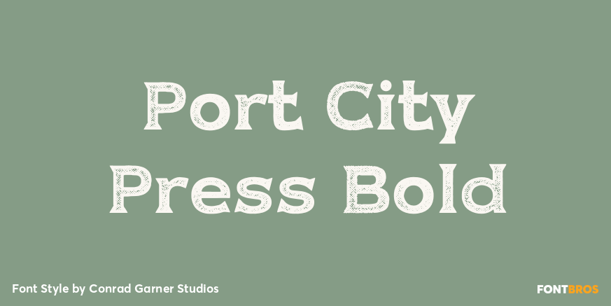 Port City Press Bold Poster
