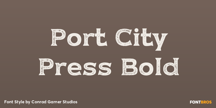 Port City Press Bold Poster