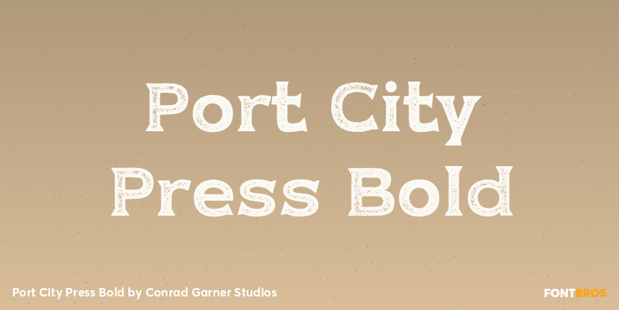Port City Press Bold Poster