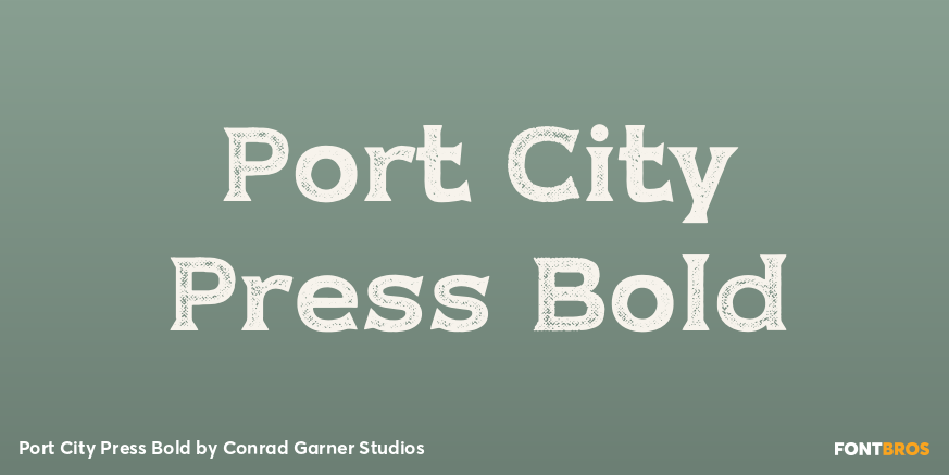 Port City Press Bold Poster