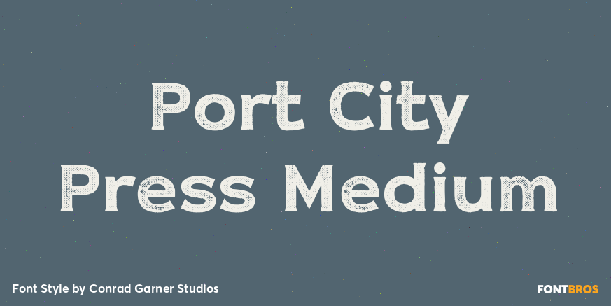 Port City Press Medium Poster