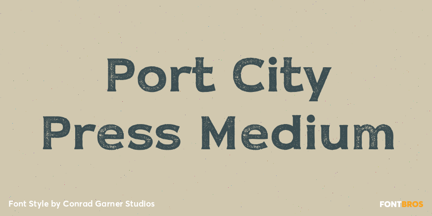 Port City Press Medium Poster