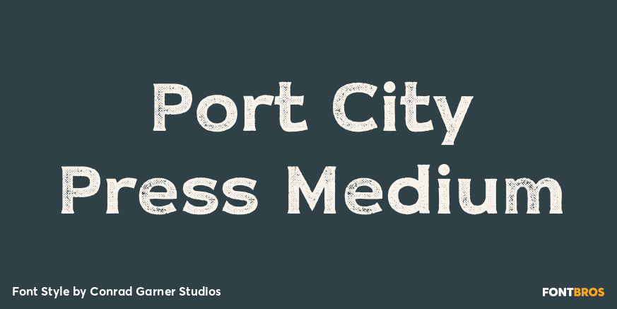 Port City Press Medium Poster