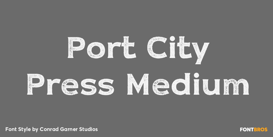Port City Press Medium Poster