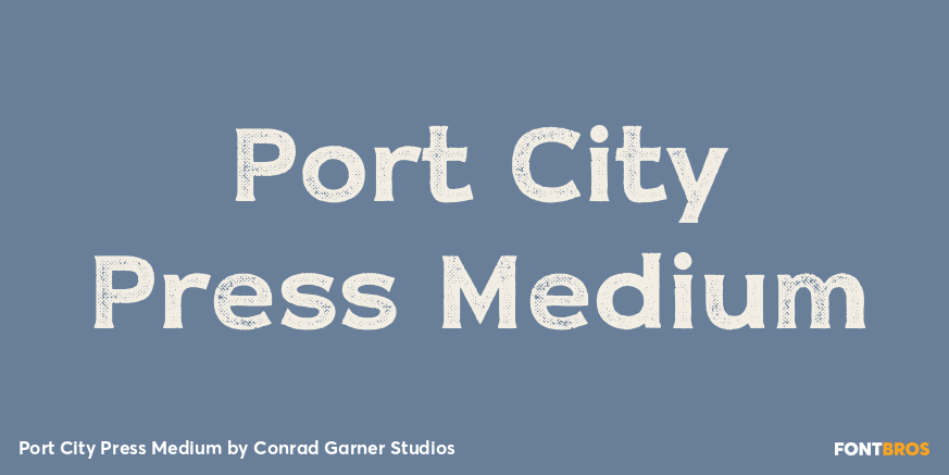 Port City Press Medium Poster
