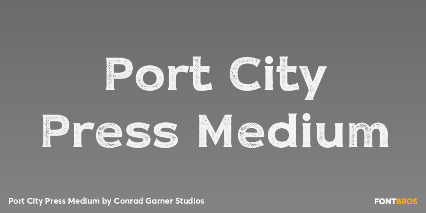 Port City Press Medium Poster